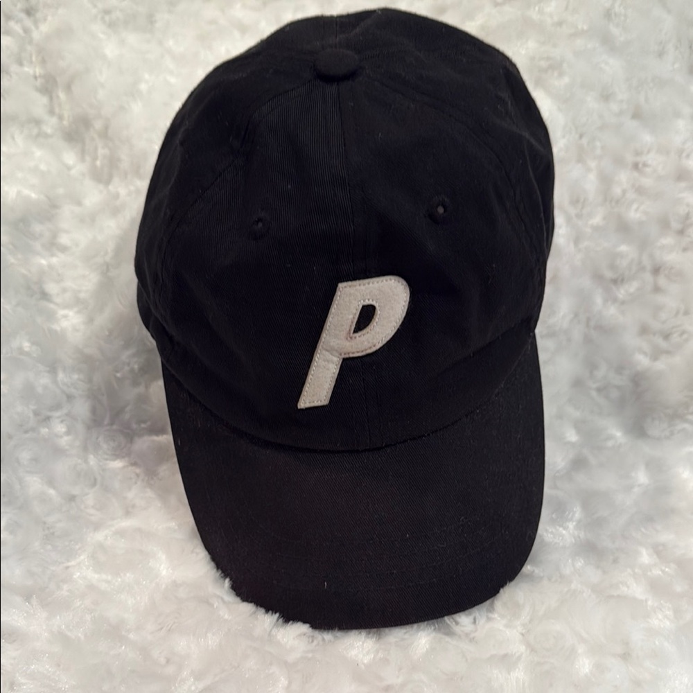 Palace black 6 panel adjustable hat